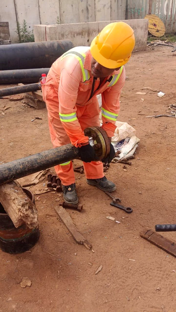 Pipeline construction support in Lagos